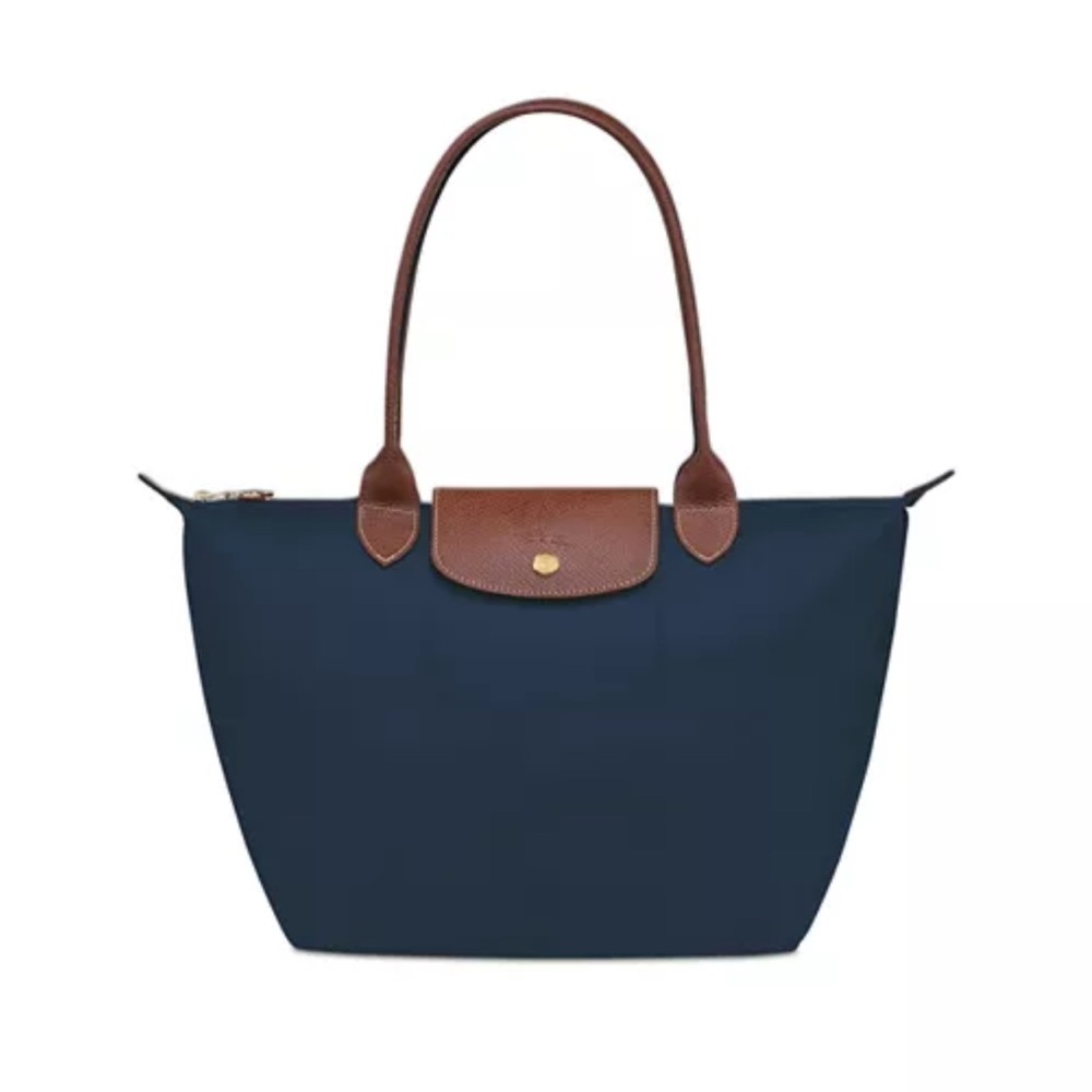 Longchamp Navy Blue Tote Bag